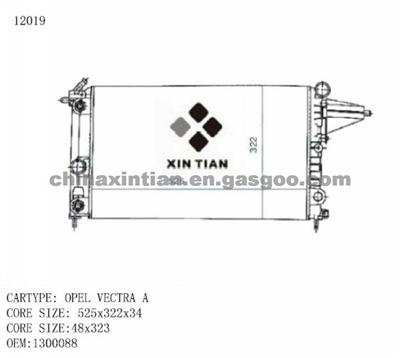 OPEL Radiator 1300088