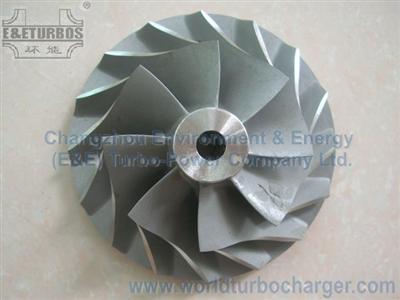 Rebuild Compressor Wheel/Rueda Compresora/Rotor Compressor H2D 3524996 Fit Turbo 3525743/3533687/4040662