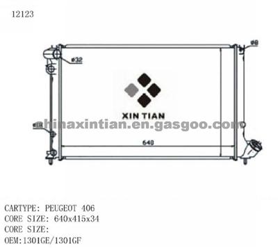 PEUGEOT Radiator 1301GE, 1301GF