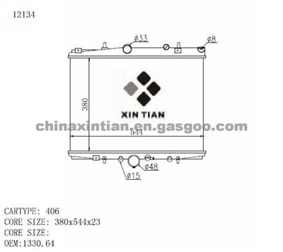 PEUGEOT Radiator 1330.64