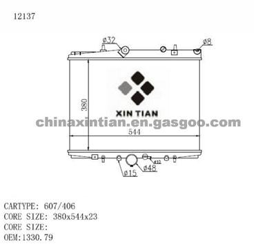 PEUGEOT Radiator 1330.79