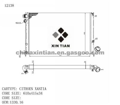 PEUGEOT Radiator 1330.16