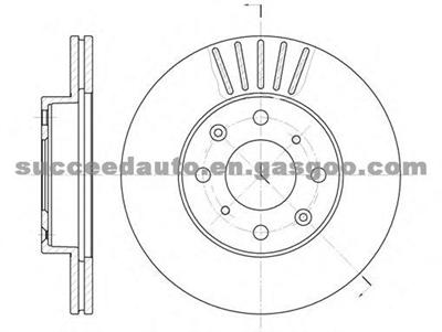 Brake Disc For HONDA 45251-SB2-780