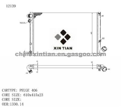 PEUGEOT Radiator 1330.14