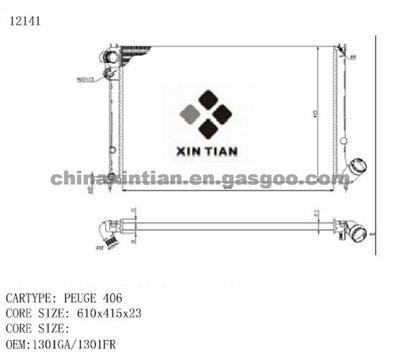 PEUGEOT Radiator 1301GA, 1301FR