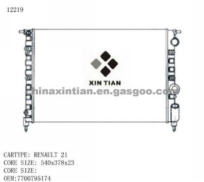 RENAULT Radiator 7700795174