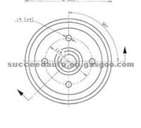 Brake Disc For HYUNDAI 52711-21300