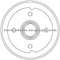 Brake Disc For HYUNDAI 52711-24001+