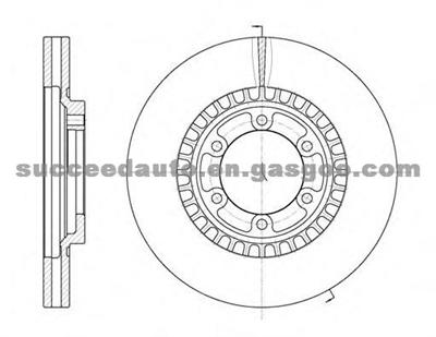 Brake Disc For HYUNDAI 51712-H1000