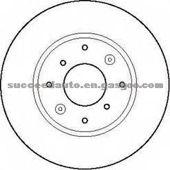 Brake Disc For HYUNDAI 58411-2F100