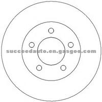 Brake Disc For LADA 3110-3501077