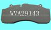 Brake Pad Painting And Engraved WVA29143 87407 SCANIA AB
