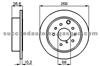 Brake Disc For MAZDA HE17-26-251