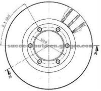 Brake Disc For MAZDA SE28-33-251