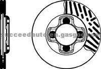 Brake Disc For MAZDA B107-33-251