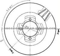 Brake Disc For MAZDA BF68-33-251