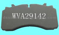 Brake Pad Painting And Engraved WVA29142 261112999747VT DAF