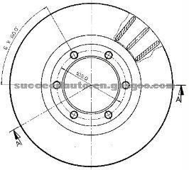 Brake Disc For MAZDA 0KX43-33-251