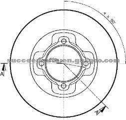 Brake Disc For MAZDA B001-33-251