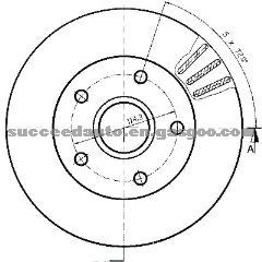 Brake Disc For MAZDA BF68-26-251A