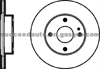 Brake Disc For MAZDA BB7E-33-25X