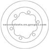 Brake Disc For MERCEDES 9044230312