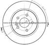 Brake Disc For MERCEDES 1634230012