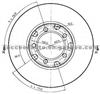 Brake Disc For MERCEDES 6014200072