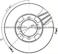 Brake Disc For MAZDA G030-33-251B