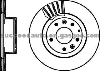 Brake Disc For MAZDA F100-33-25X