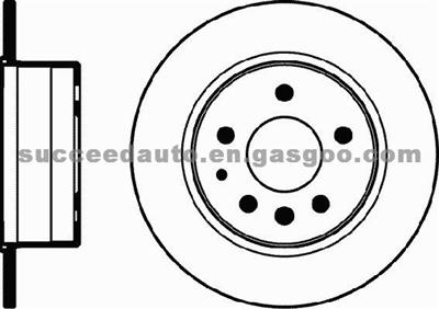 Brake Disc For MERCEDES 1154230412