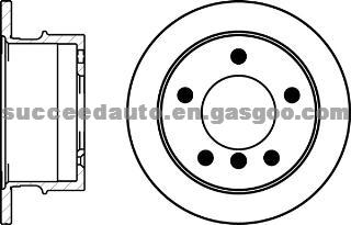 Brake Disc For MERCEDES 9014230612