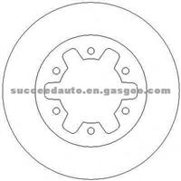 Brake Disc For NISSAN 40206-0F001