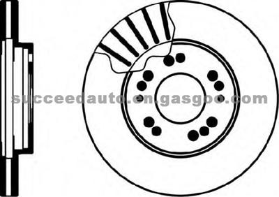 Brake Disc For MITSUBISHI MB668108