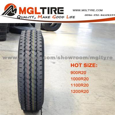 New Truck Tyre 900R20 1000R20 1100R20 1200R20