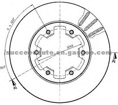 Brake Disc For NISSAN 40206-01G03