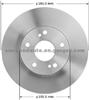 Brake Disc For NISSAN 40206-88E04