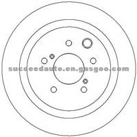 Brake Disc For NISSAN 43206-43P01