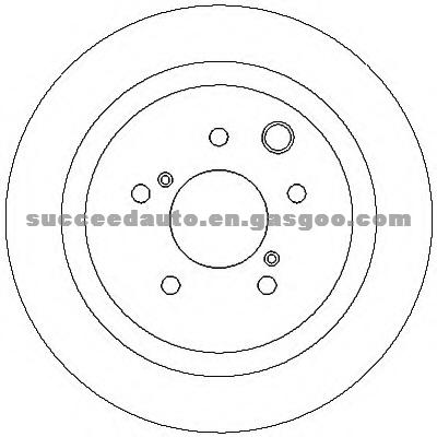 Brake Disc For NISSAN 43206-43P01