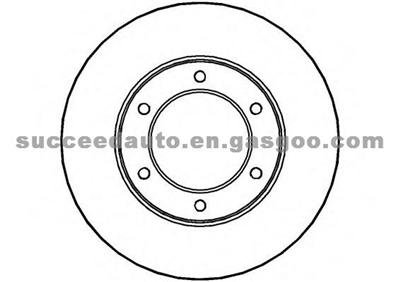 Brake Disc For NISSAN 40206-C7001