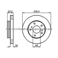 Brake Disc For NISSAN 40206-9C100