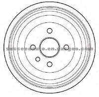 Brake Disc For OPEL 568054