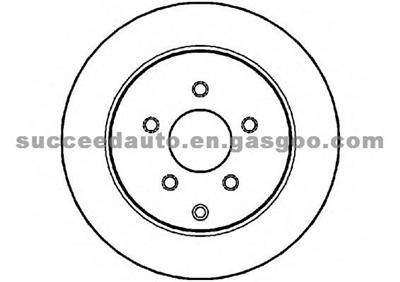 NISSAN Brake Disc 43206-CA000