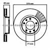 Brake Disc For PEUGEOT 4246 E0