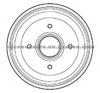 Brake Disc For RENAULT 7700783030