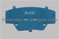 BRAKE PAD,BRAKE SHIMS,ANTI-NOISE:Stainless SteelD1432