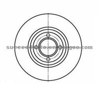 Brake Disc For PEUGEOT 7851531000