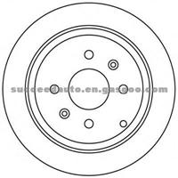 Brake Disc For PEUGEOT 4246T7