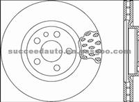 Brake Disc For PEUGEOT 1309392080