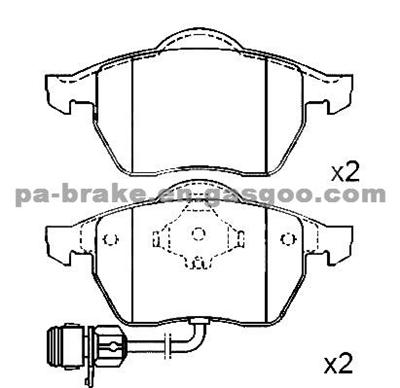 AUDI BRAKE PAD  4A0698151